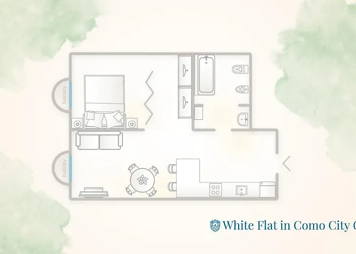 Appartement White Flat In Center By Rent Como